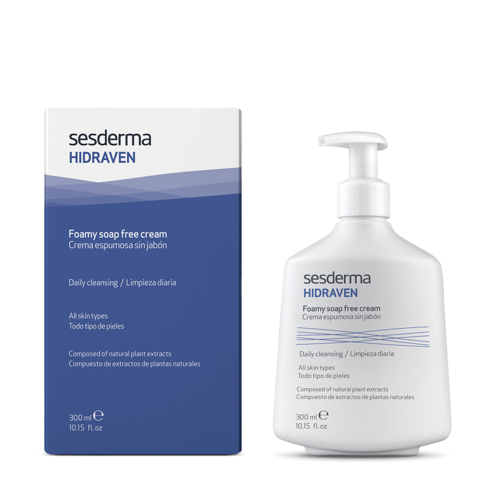 Hydraven crema espumosa sin jabón 300 ml