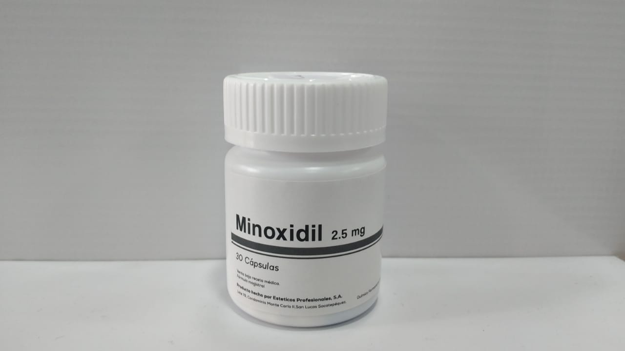 Minoxidil 2.5 MG 30 Capsulas