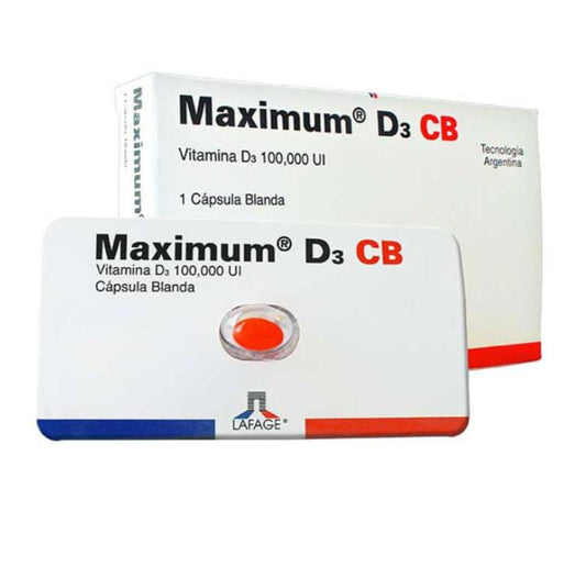 maximum D3 CB 100,000UI