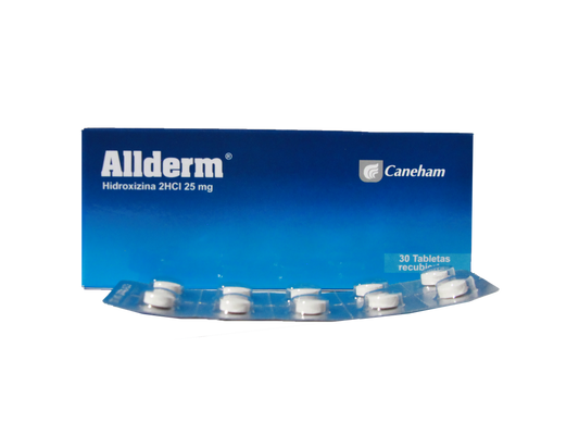 Allderm 25m (30 Tabletas)