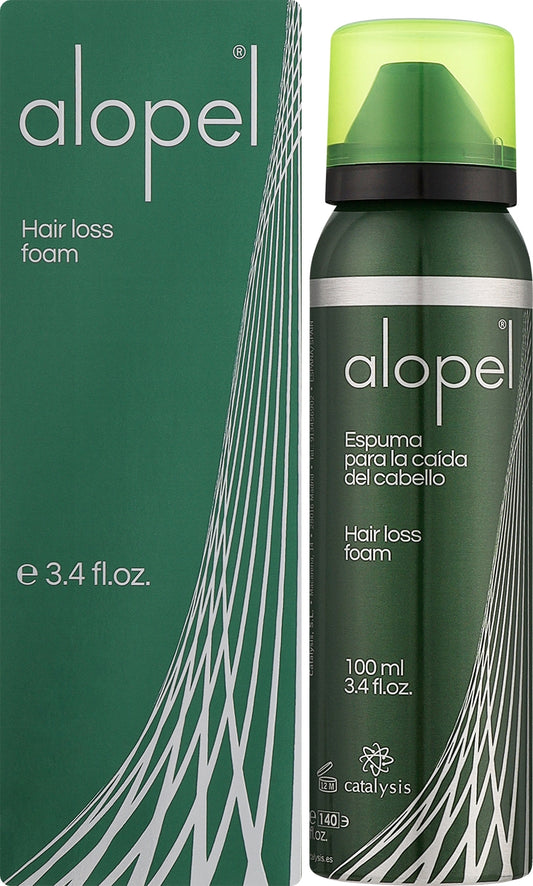 Alopel Espuma Tratamiento Para la Caída De Cabello, 100ml/3.4 fl.oz.