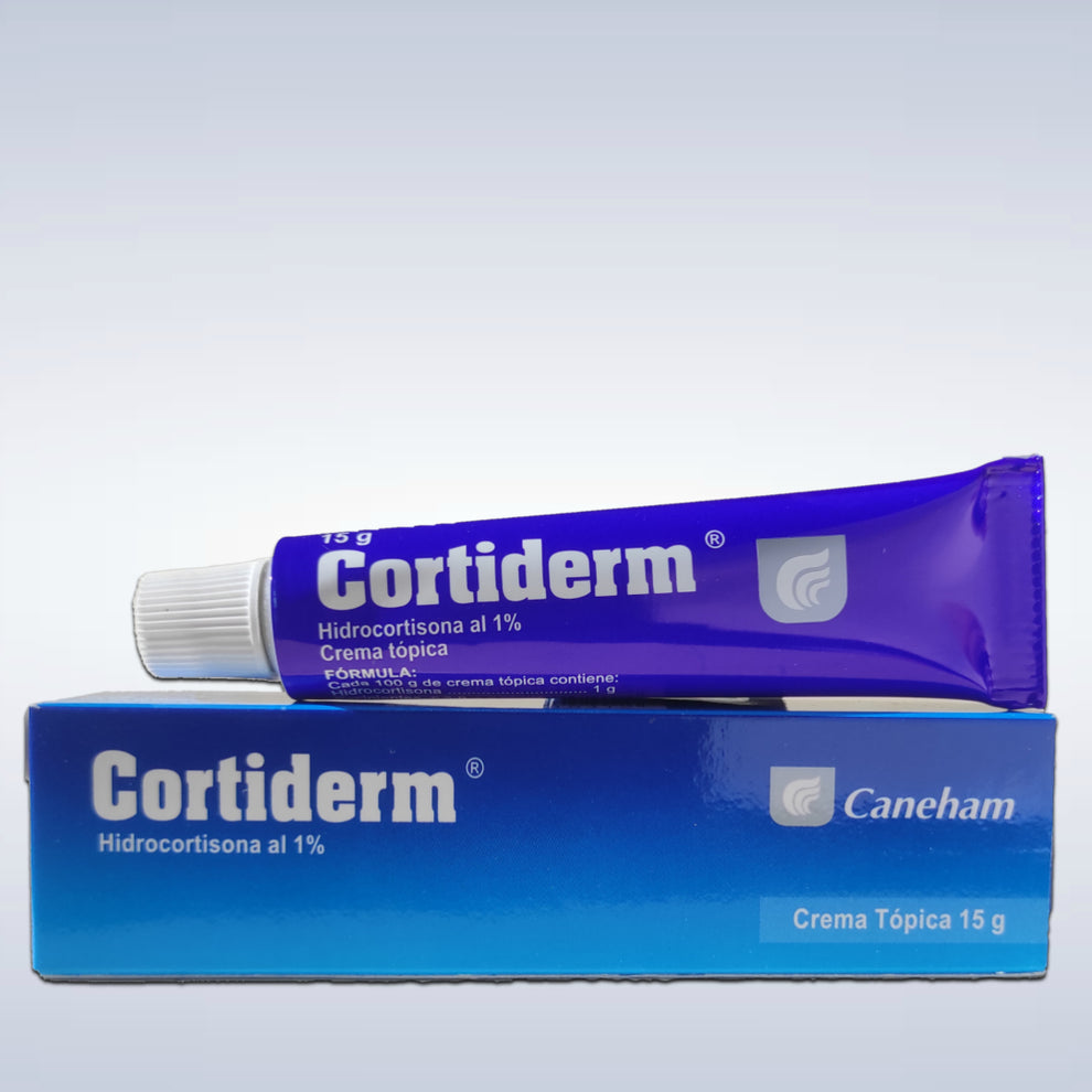 Cortiderm 1%, (Hidrocortisona), Crema Tópica, 15g