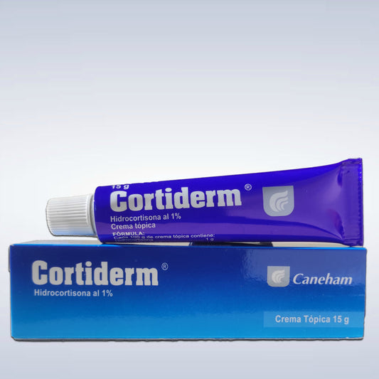 Cortiderm 1%, (Hidrocortisona), Crema Tópica, 15g